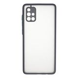 evimdeyokyok Evimdeyokyok Samsung Galaxy A71 Kılıf Montreal Silikon Kapak - Gri