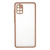 evimdeyokyok Evimdeyokyok Samsung Galaxy A71 Kılıf Montreal Silikon Kapak - Pembe