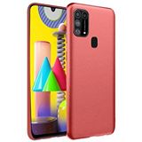 evimdeyokyok Evimdeyokyok Samsung Galaxy M31 Kılıf Nano İçi Kadife Silikon - Kiremit Çok Renkli