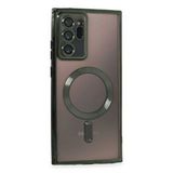 evimdeyokyok Evimdeyokyok Samsung Galaxy Note 20 Ultra Kılıf Kross Magneticsafe Kapak - Koyu Yeşil