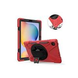evimdeyokyok Evimdeyokyok Samsung Galaxy P610 Tab S6 Lite 10.4 Kılıf Amazing Tablet Kapak - Kırmızı Çok Renkli