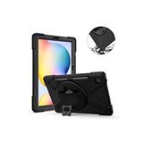 evimdeyokyok Evimdeyokyok Samsung Galaxy P610 Tab S6 Lite 10.4 Kılıf Amazing Tablet Kapak - Siyah Çok Renkli