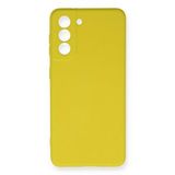 evimdeyokyok Evimdeyokyok Samsung Galaxy S21 Fe Kılıf Nano İçi Kadife Silikon - Sarı