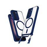 evimdeyokyok Evimdeyokyok Samsung Galaxy S23 Plus Kılıf Enka Magsafe Silikon Kılıf - Lacivert