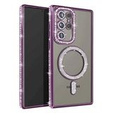 evimdeyokyok Evimdeyokyok Samsung Galaxy S23 Ultra Joke Simli Magneticsafe Kılıf - Derin Mor