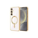 evimdeyokyok Evimdeyokyok Samsung Galaxy S24 Kılıf Kross Magneticsafe Kapak - Gold