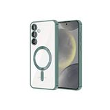 evimdeyokyok Evimdeyokyok Samsung Galaxy S24 Kılıf Kross Magneticsafe Kapak - Koyu Yeşil