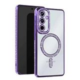 evimdeyokyok Evimdeyokyok Samsung Galaxy S25 Edge Joke Simli Magneticsafe Kılıf - Derin Mor