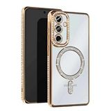 evimdeyokyok Evimdeyokyok Samsung Galaxy S25 Edge Joke Simli Magneticsafe Kılıf - Gold