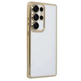 evimdeyokyok Evimdeyokyok Samsung Galaxy S25 Ultra Kılıf Razer Lensli Silikon - Gold