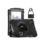 evimdeyokyok Evimdeyokyok Samsung Galaxy Tab A9 Kılıf Amazing Tablet Kapak - Siyah Çok Renkli