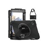 evimdeyokyok Evimdeyokyok Samsung Galaxy Tab A9 Plus Kılıf Amazing Tablet Kapak - Siyah Çok Renkli