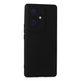 evimdeyokyok Evimdeyokyok Vivo V29 Lite Kılıf Nano İçi Kadife Silikon - Siyah