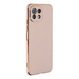 evimdeyokyok Evimdeyokyok Xiaomi Mi 11 Lite Kılıf Volet Silikon - Pembe