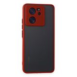evimdeyokyok Evimdeyokyok Xiaomi Mi 13t Pro Kılıf Montreal Silikon Kapak - Kırmızı