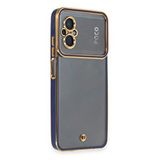 evimdeyokyok Evimdeyokyok Xiaomi Poco M5 Kılıf Liva Lens Silikon - Mavi
