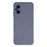 evimdeyokyok Evimdeyokyok Xiaomi Poco M5 Kılıf Nano İçi Kadife Silikon - Gri
