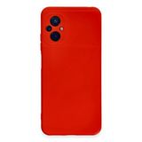 evimdeyokyok Evimdeyokyok Xiaomi Poco M5 Kılıf Nano İçi Kadife Silikon - Kırmızı