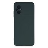 evimdeyokyok Evimdeyokyok Xiaomi Poco M5 Kılıf Nano İçi Kadife Silikon - Koyu Yeşil