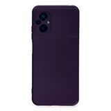 evimdeyokyok Evimdeyokyok Xiaomi Poco M5 Kılıf Nano İçi Kadife Silikon - Mor