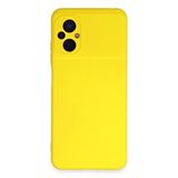 evimdeyokyok Evimdeyokyok Xiaomi Poco M5 Kılıf Nano İçi Kadife Silikon - Sarı