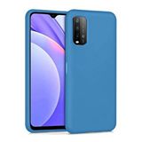 evimdeyokyok Evimdeyokyok Xiaomi Redmi 9t Kılıf Nano İçi Kadife Silikon - Mavi