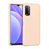evimdeyokyok Evimdeyokyok Xiaomi Redmi 9t Kılıf Nano İçi Kadife Silikon - Pudra Kırmızı