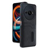 evimdeyokyok Evimdeyokyok Xiaomi Redmi A3 4g Kılıf Sara Kartvizitli Deri Kılıf - Siyah