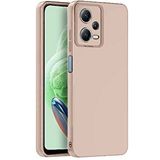 evimdeyokyok Evimdeyokyok Xiaomi Redmi Note 12 Pro 5g Kılıf Nano İçi Kadife Silikon - Pudra Kırmızı