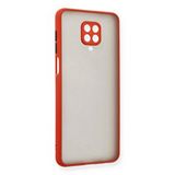 evimdeyokyok Evimdeyokyok Xiaomi Redmi Note 9 Pro Kılıf Montreal Silikon Kapak - Kırmızı