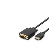 Evimdeyokyok Hdmı To Vga Kablo Pvc 120Hz 1080P 1.8M Siyah HDX7795
