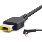 Evimdeyokyok Laptop Adaptör Dc Jack Kablosu 30–90W USB Tip Sarı Kare Uç / Ibm Uyumlu 1.2 M - Siyah HDX5515