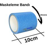 Evimdeyokyok Maskeleme Kağıt Bant Geniş Taban Bandı 100MMX20MT Mavi Tdrtr - TDRBG8V7WFA5P
