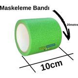 Evimdeyokyok Maskeleme Kağıt Bant Geniş Taban Bandı 100MMX20MT Yeşil Tdrtr - TDRAQG7CS3UJB