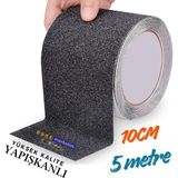 Evimdeyokyok Merdiven ve Zemin Kaydırmaz Kaymaz Bant 10 cm x 5metre Siyah Tdrtr - TDRU79V35G4X3