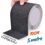 Evimdeyokyok Merdiven Ve Zemin Kaydırmaz Kaymaz Bant 10 cm x 5metre Siyah