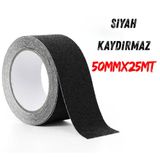 Evimdeyokyok Merdiven Ve Zemin Kaydırmaz Kaymaz Bant 50mm X 25mt Siyah