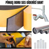 Evimdeyokyok Pimaş Gider Borusu Ses Yalıtımı Kauçuk Bant Yapışkanlı 10CM x 10METRE - TT2C46589760B0ED26A671TDRTR