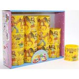 Evimdeyokyok Pokemon Baskılı Stres Yayı - Sarı Plastik Nostaljik Oyuncak 12'li Seti ALK3984 - Standart