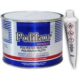 Evimdeyokyok Polikor Polyester (Çelik) Macun 400GR Piyasanın En Iyisi Polikor - Çok Renkli - STANDART