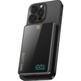 Evimdeyokyok PW598 10.000 Mah Dijital Göstergeli 20W Type-C ve 15W Kablosuz Şarj Pd Hızlı Şarj Magsafe Powerbank - Siyah Tdrtr