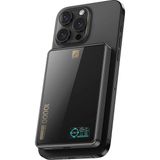 Evimdeyokyok PW598 10.000 Mah Dijital Göstergeli 20W Type-C ve 15W Kablosuz Şarj Pd Hızlı Şarj Magsafe Powerbank - Siyah