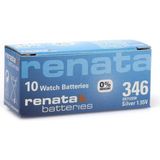 Evimdeyokyok Renata 346 SR712SW 1.55V Alkalin Saat Pili 10 Adet Tdrtr