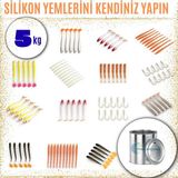 Evimdeyokyok Silikon Balık Yemi Ham Maddesi (25 Shore) 5kg - bnt_BM258443