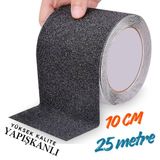 Evimdeyokyok Siyah Merdiven ve Zemin Kaydırmaz Kaymaz Bant 100mm X 25mt