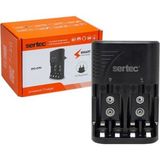 Evimdeyokyok STC-C802 AA-AAA-9V Uyumlu 4lü Pil Şarj Aleti