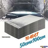 Evimdeyokyok Ticari Araç Karavan Panelvan Oto Ses Yalıtım Malzemesi Folyolu 13MM Kalınlıkta 50CMX100CM (10ADET) - Standart