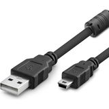 Evimdeyokyok USB Mini V3/5pin To USB Kablo 3 M - Siyah HDX7523 - nc_SKY70778947