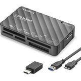 Evimdeyokyok USB Type-C 3.1 Gen1 All In One Kart Okuyucu Cf Sd Microsd Ms Xd 5 Gbps Siyah HDX7064 - Standart