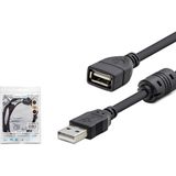 Evimdeyokyok USB Uzatma Kablosu 1.5 M - Siyah HDX7533 Tdrtr - TDR7AV8F4YRL3 - Siyah